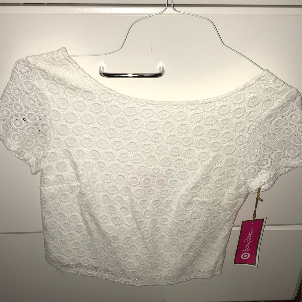 Lily Pulitzer for Target Eyelet Top